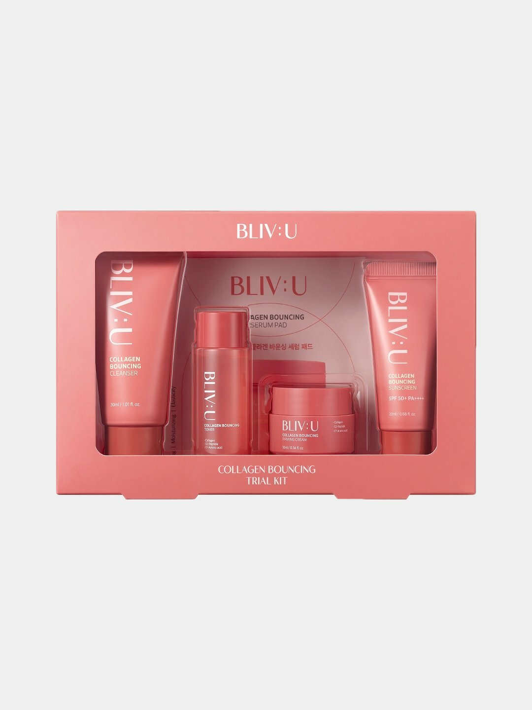 Набор с коллагеном BLIV: U "Collagen Bouncing Trial Kit", для лица — фото 1