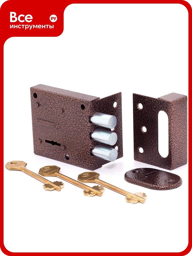 Накладной замок Симеко БИФ 031 1х3 4070