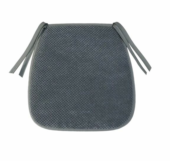 Галета для стула Linen Way Цитус 38/27x40x3 см цвет графит