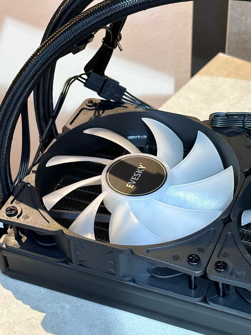 CPU COOLER EVESKY rgb BLACK — фото 1