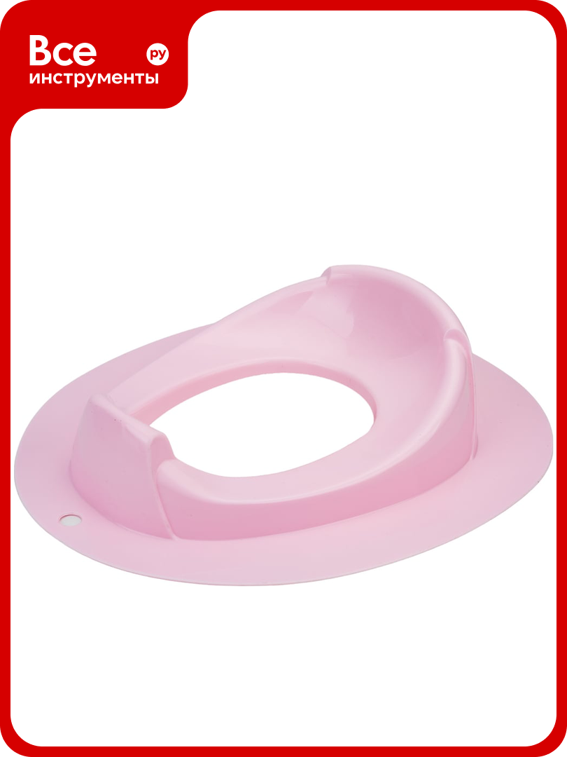 Накладка на унитаз детская Martika "Бамбино" розовая С817РОЗ