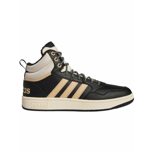фото Кеды adidas hoops 3.0 mid wtr, полнота f, размер 8 uk, черный