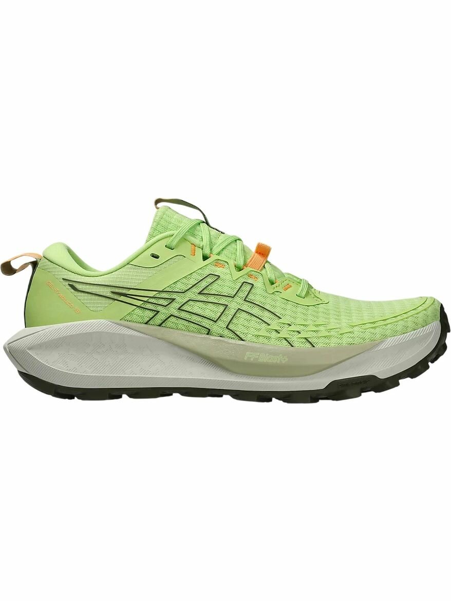 Кроссовки ASICS GEL-TRABUCO 13, полнота F (EU)/ на среднюю стопу, размер 9,5 US, зеленый,