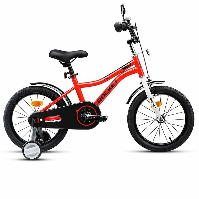 Велосипед Oubaoloon 16", детский, цвет красный