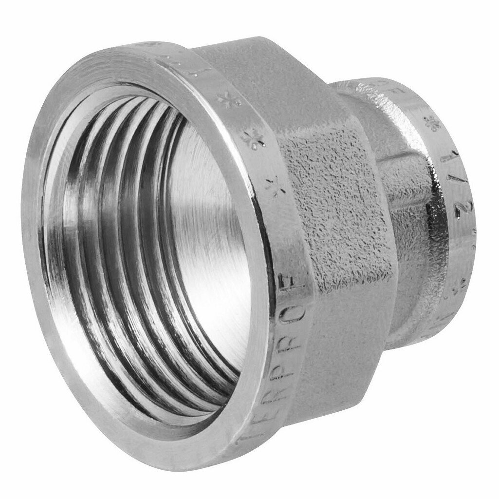 Муфта переходная MPF латунь CW617N никелевое покрытие 1