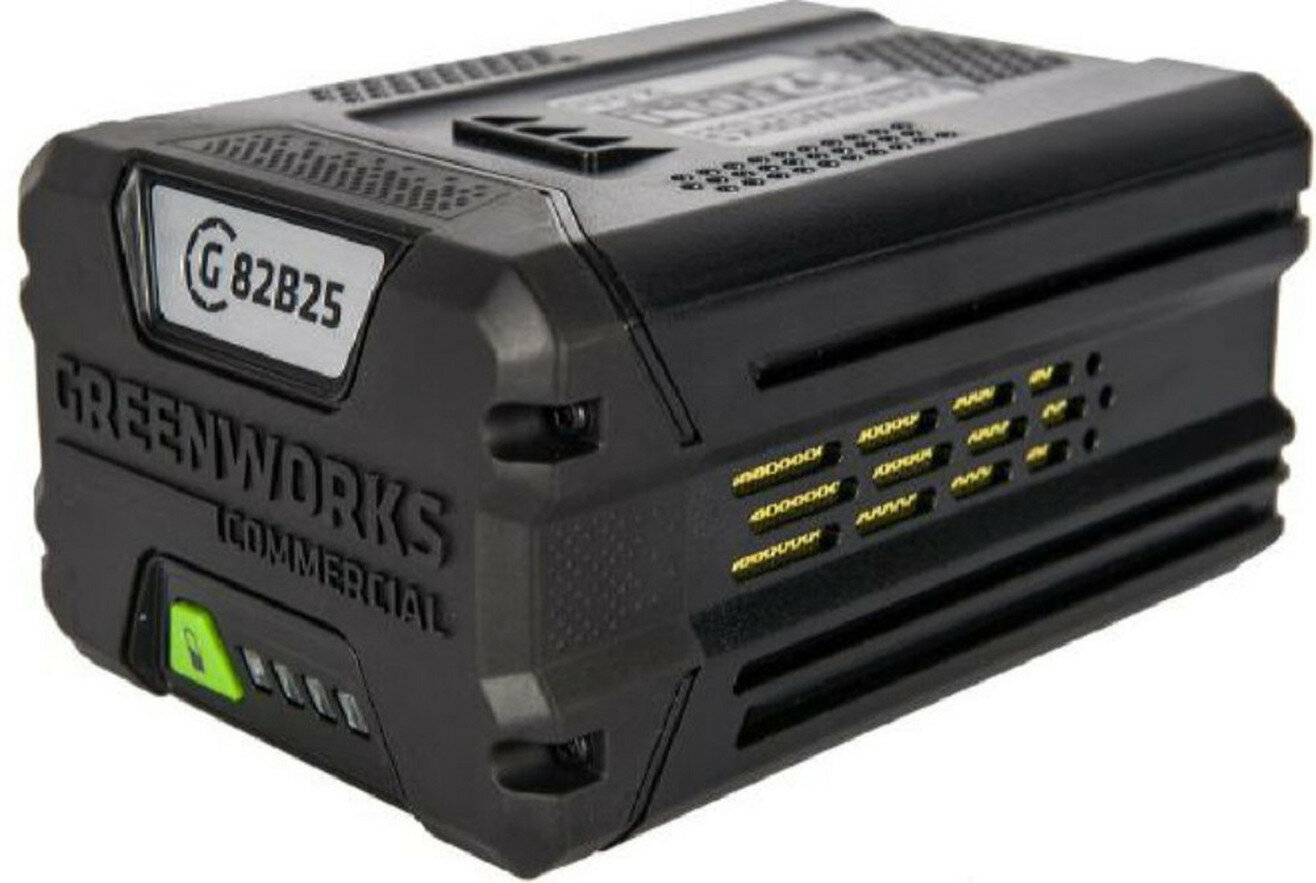 Аккумулятор Greenworks G82B2 Li-Ion 82В 2500мАч слайдер 4 индикатора заряда