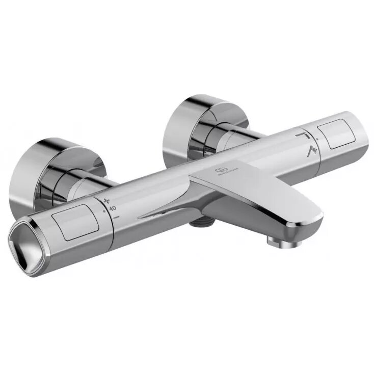 Смеситель для ванны «Ideal Standard» Ceratherm T100 A7238AA с термостатом хром