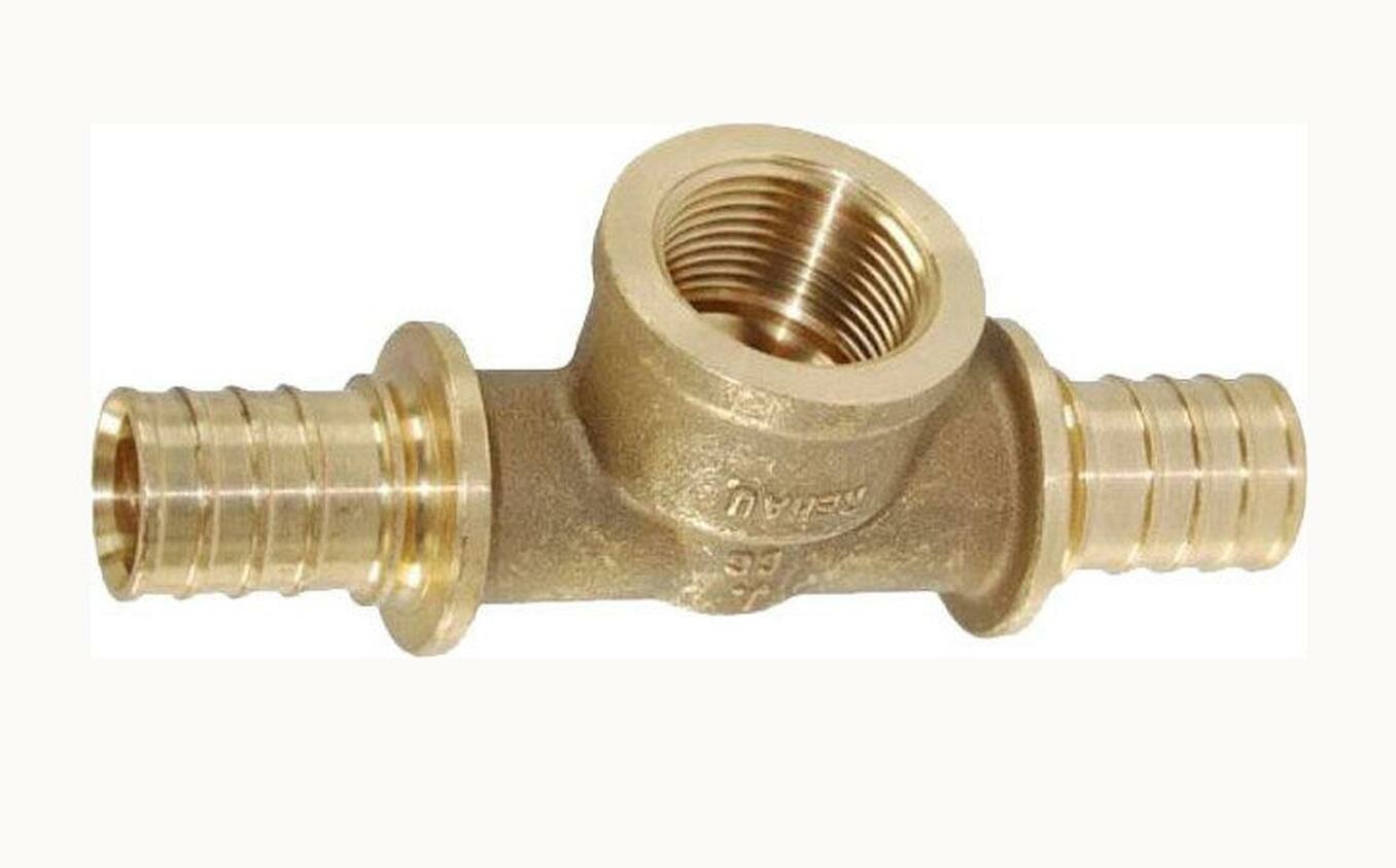 Тройник Rehau с внутренней резьбой на боковом проходе 25-Rp 3/4-25 RX+