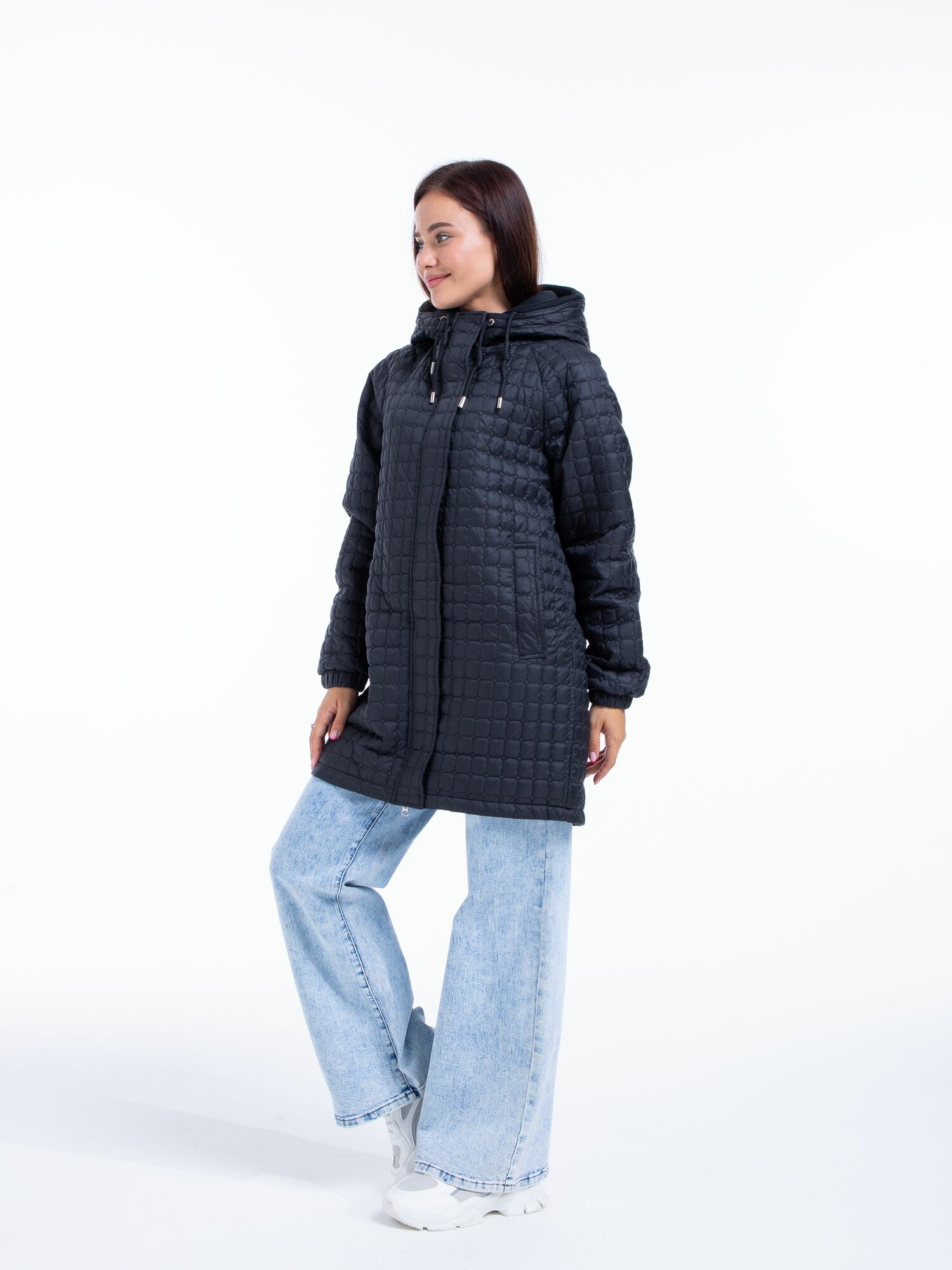 Куртка , размер 2XL(50-52), черный — фото 1