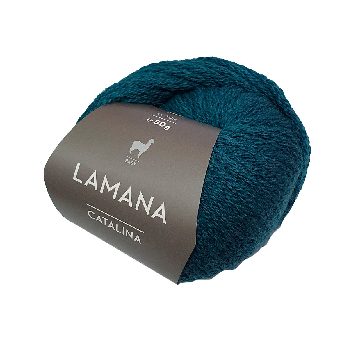 Catalina /Каталина/ пряжа Lamana, 100% бэби альпака, 50г/50м (24, *, petrol (петроль), бирюзовый)