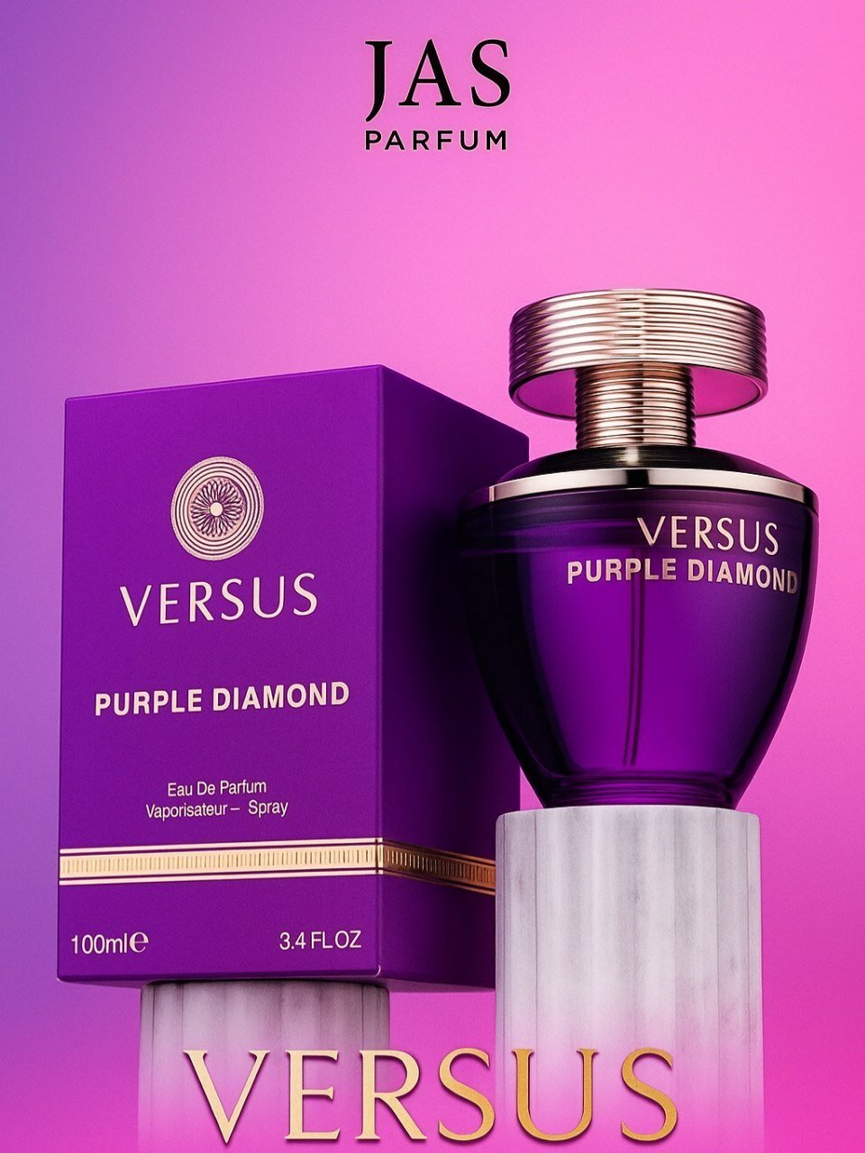 Парфюмерная вода "Versus Purple Diamond", для женщин, флакон 100 мл