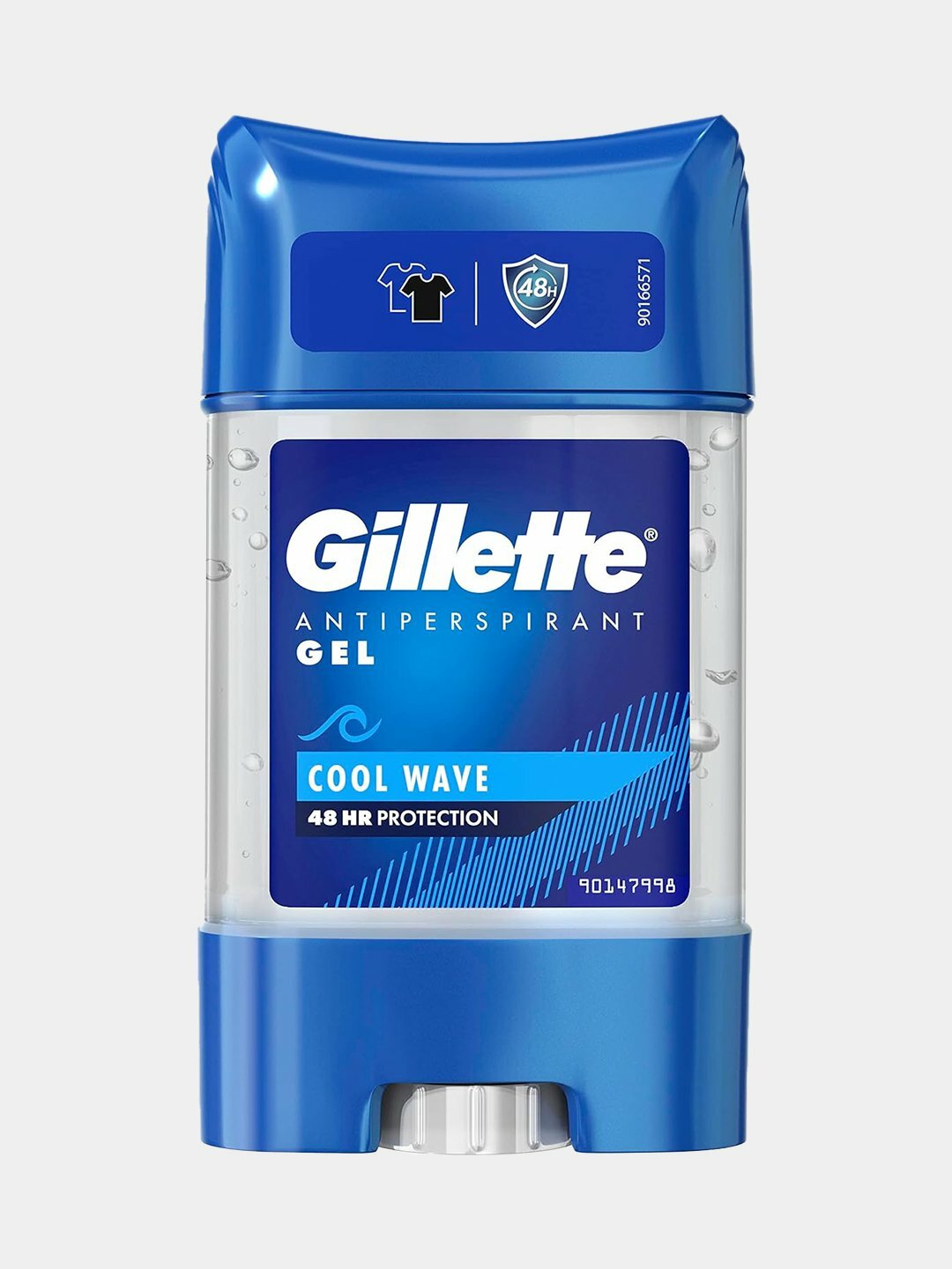 Гель-антиперсперант Gillette "Cool Wave", для черного и белого, для мужчин, 70мл