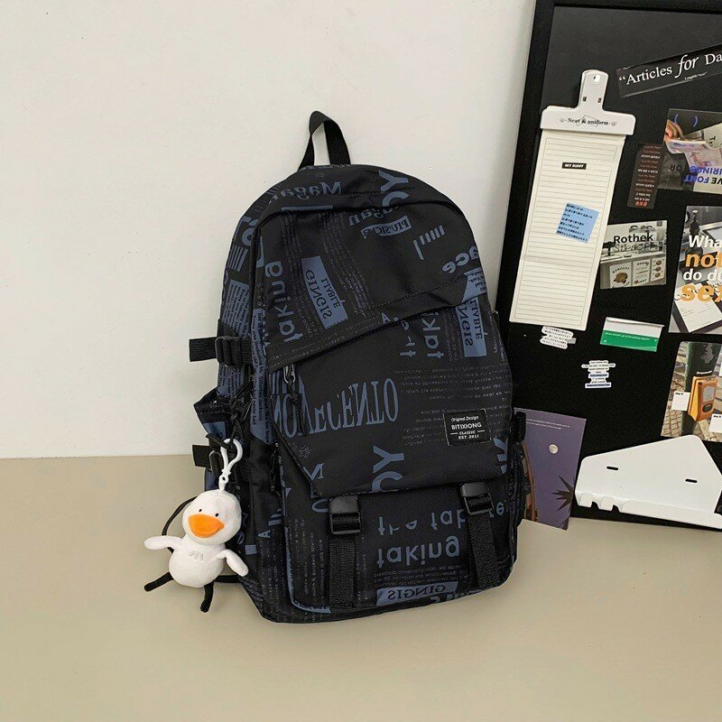 Urban style рюкзак колледжный нейлоновый 20л с мягкими плечевыми ремнями для школы и кампуса black