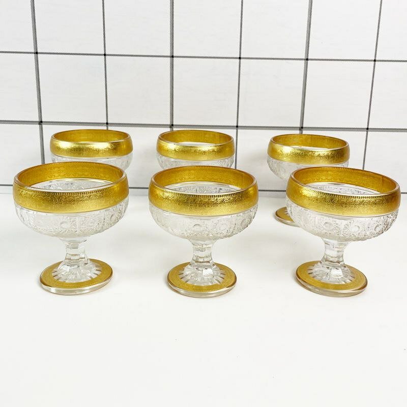 Delux glassware: набор 6 в одном. Элегантный набор из 6 конфетниц – идеален для сладостей, орехов и сухофруктов.