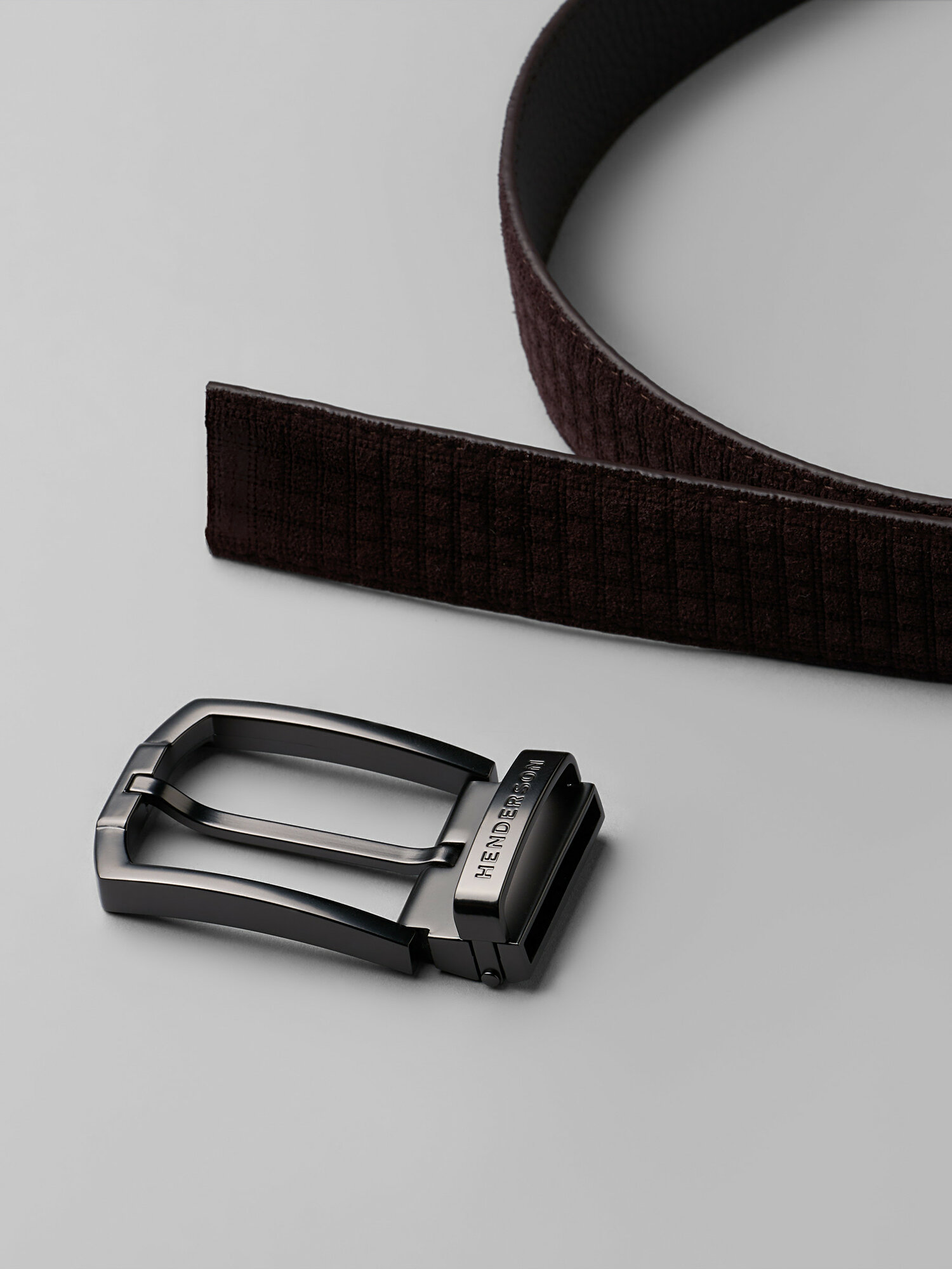 Ремень HENDERSON для мужчин, размер 125, коричневый — фото 1