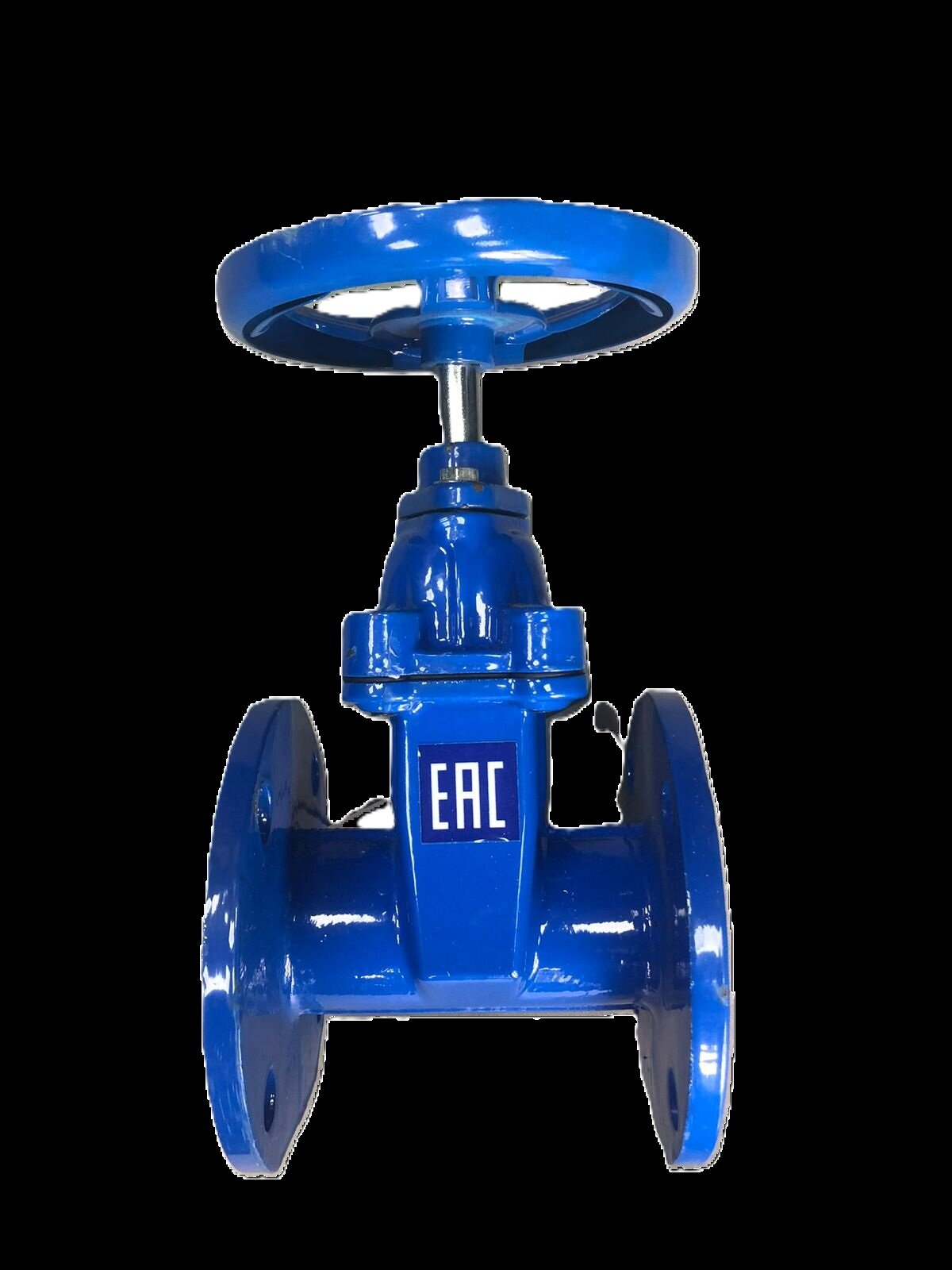 Задвижка с обрезиненным клином чугунная фланцевая 30ч39р Ду 50 (16МПа L150 Т85град)