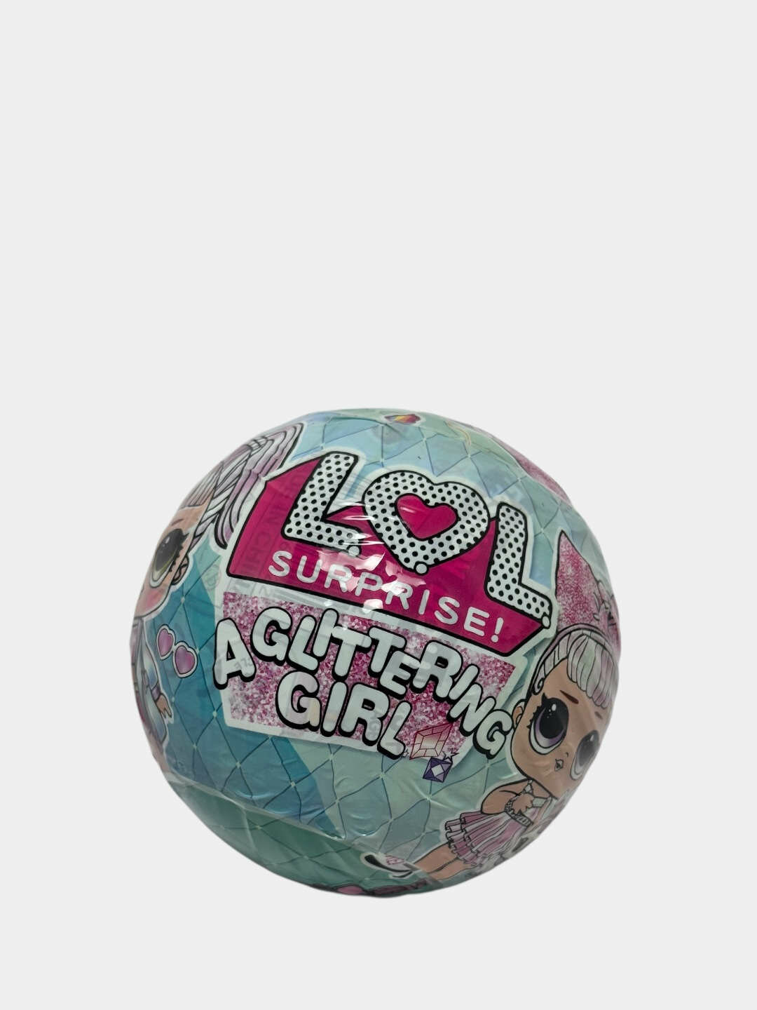 Пластиковый шар-сюрприз LOL Glittering Girl, интерактивная игрушка, развивающая моторику, для детей. Код. 24210