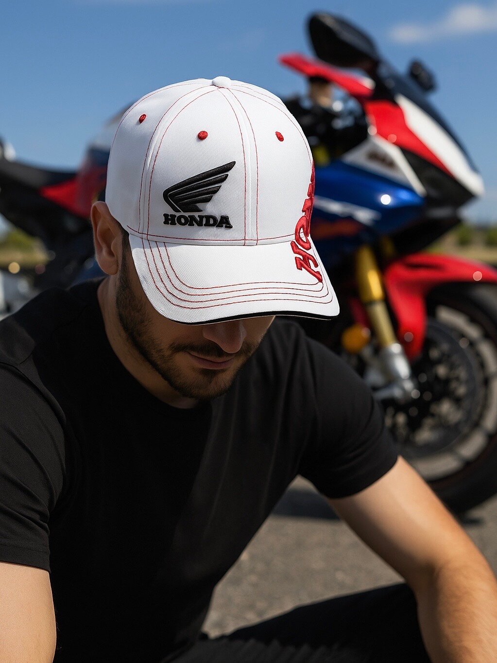 Бейсболка Хонда мото кепка для мужчин