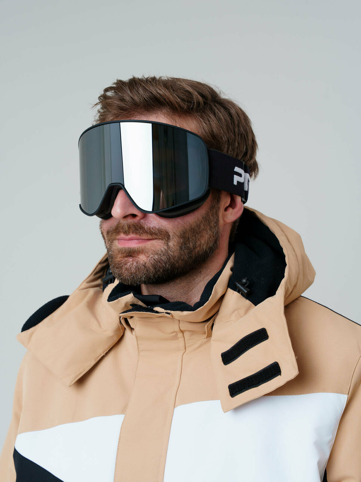 Маска горнолыжная мужская PlayToday размер L черный