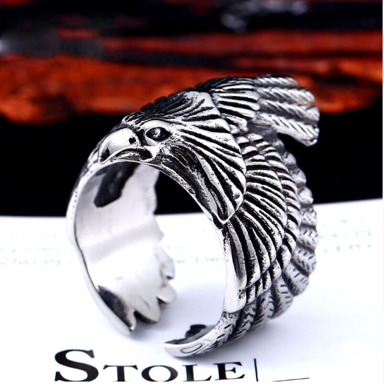 Кольцо-кулон, лазурит, безразмерное, ширина 5 мм, dark grey — фото 1