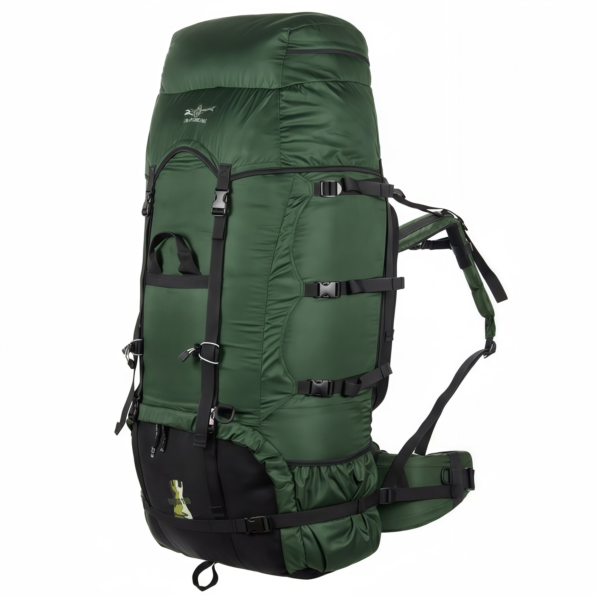 Рюкзак туристический гроссмейстер 120 Темно зеленый Снаряжение