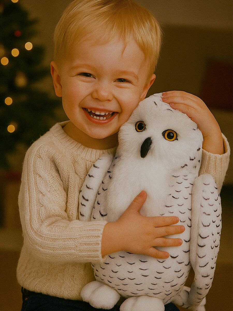 Мягкая игрушка All About Nature K8682-PT Белая сова 22 см K8682-PT