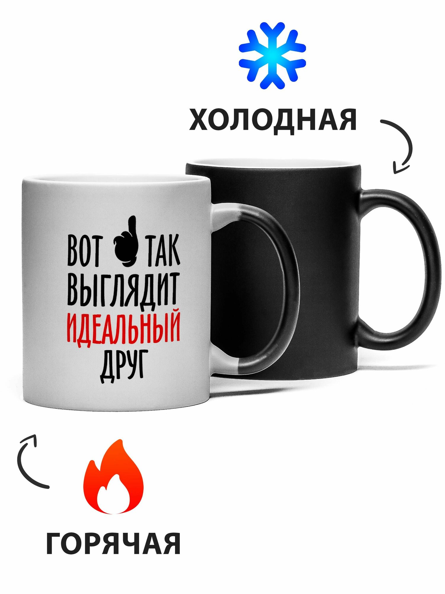 Кружка Хамелеон Идеальному другу 330 мл — фото 1