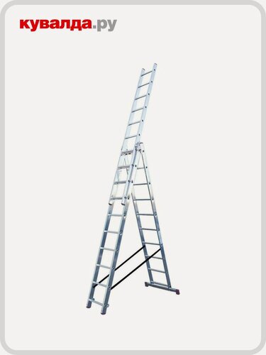 Изображение товара Лестница-стремянка трехсекционная KRAUSE CORDA 3х10 с дополнительной функцией