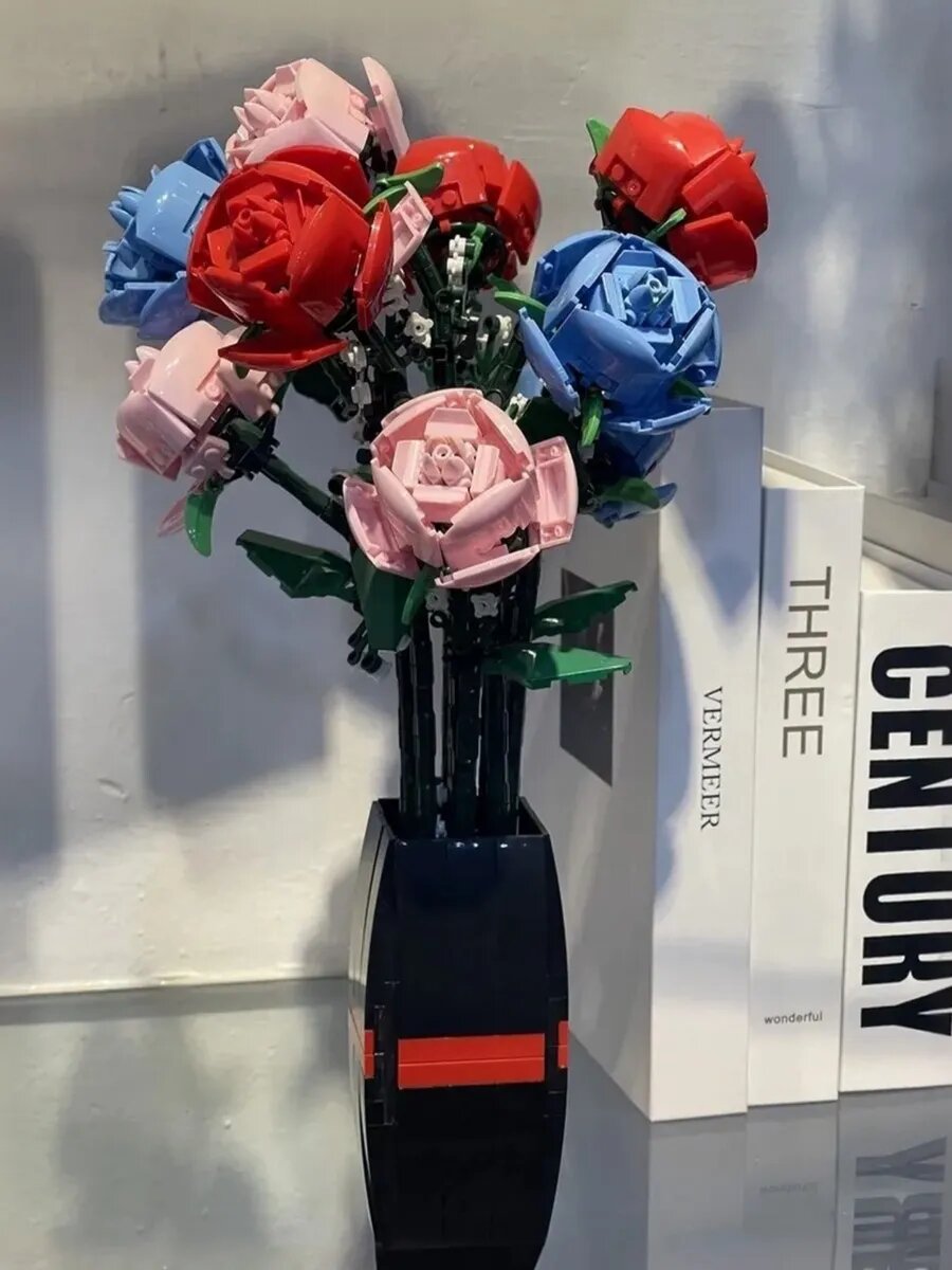 Конструктор из мини-блоков Букет цветов — фото 1