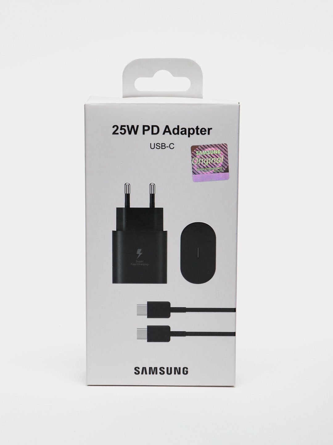 Зарядное устройство Savdo, для смартфонов, кабель Type-C, 25Вт, с кабелем — фото 1