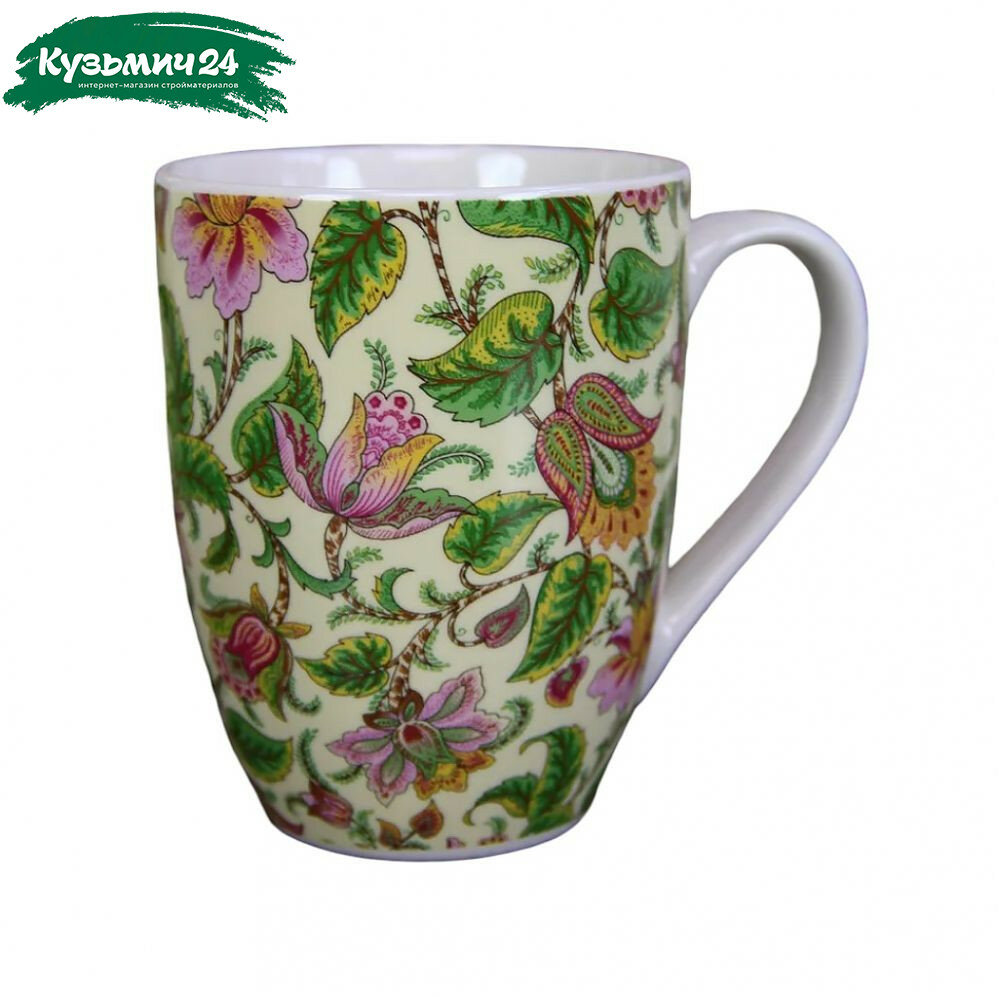 Кружка Сова Индийский узор Бочка 340 мл керамическая 1019051