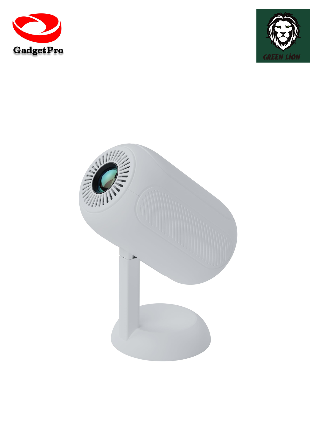 Портативный проектор Green Lion Venus 4K Portable Projector: для дома и офиса, HDMI, USB, Android, LED, современный.