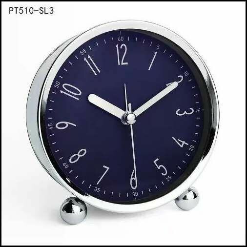 Будильник Apeyron d-115 см с круговой подсветкой арабский циферблат бесшумный механизм хром MLT2207-519-411