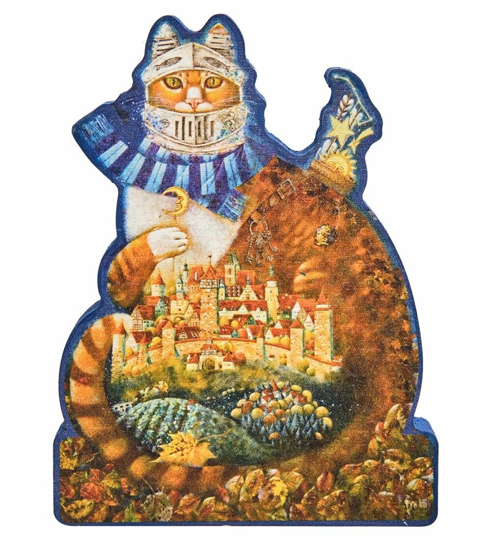 Панно из дерева Баварский кот A2174177