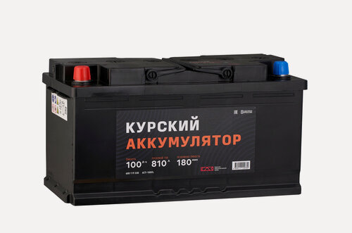 Изображение товара Автомобильный аккумулятор курский 6СТ-100 VL (1) (арт.600119330)