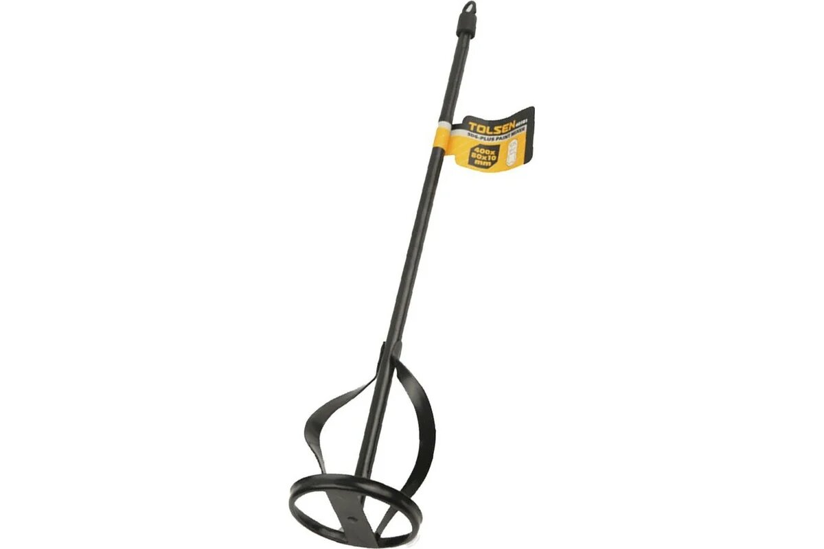 Миксер черный для красок и смеси 400x80x8 мм, SDS-PLUS TOLSEN 40101