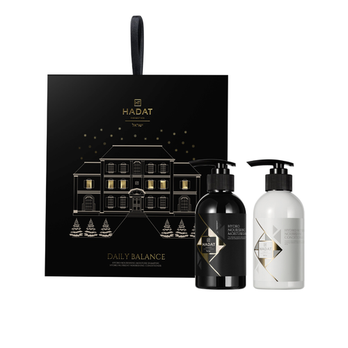 фото Hadat cosmetics новогодний набор для питания волос daily balance set