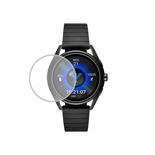 Скрин Мобайл защитный экран для Emporio Armani Smartwatch ART5017 из гидрогелевая плёнка прозрачная