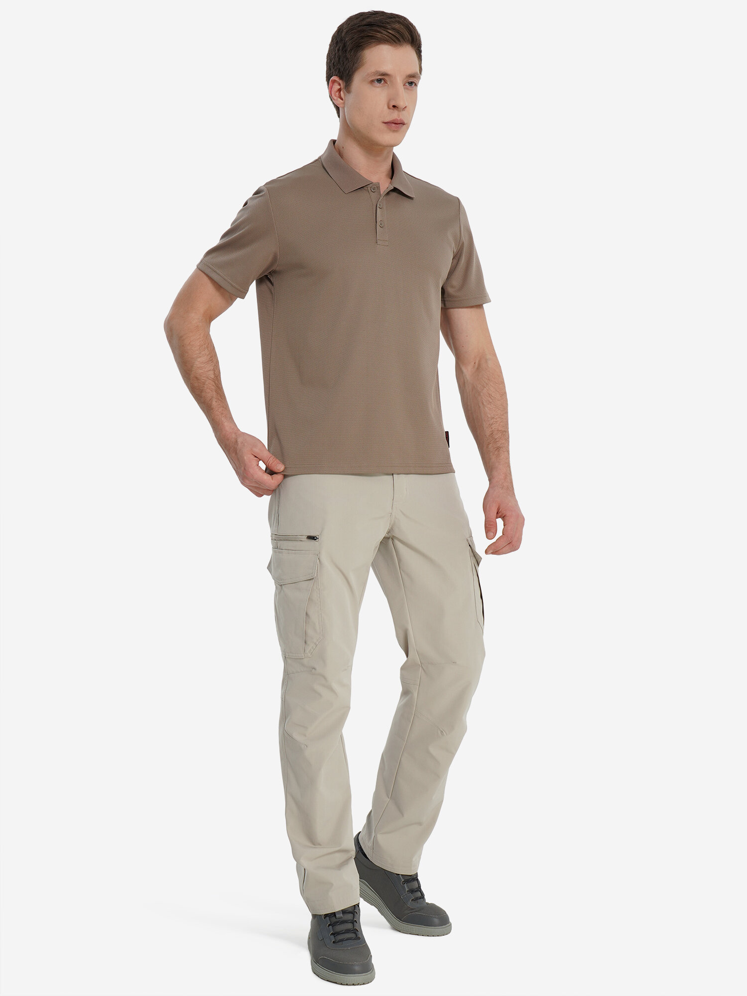 Поло Northland, размер 52-54, коричневый — фото 1