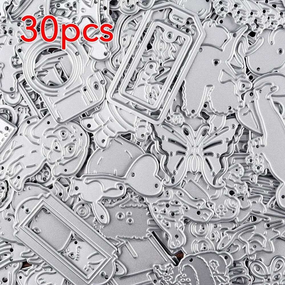 Металлические штампы для скрапбукинга 30PCS-Random