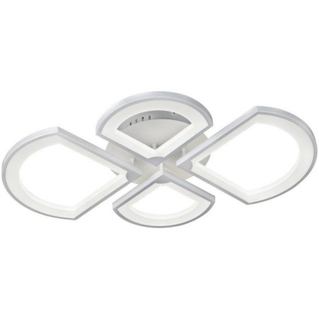 Люстра Iledex River X024 4 WH  LED  48Вт  16кв м  хай тек  белая