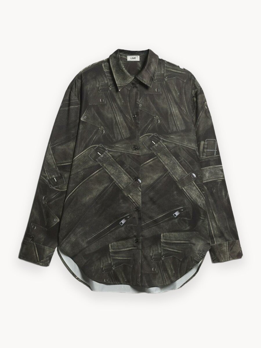 Рубашка LIME, размер XS, разноцветный