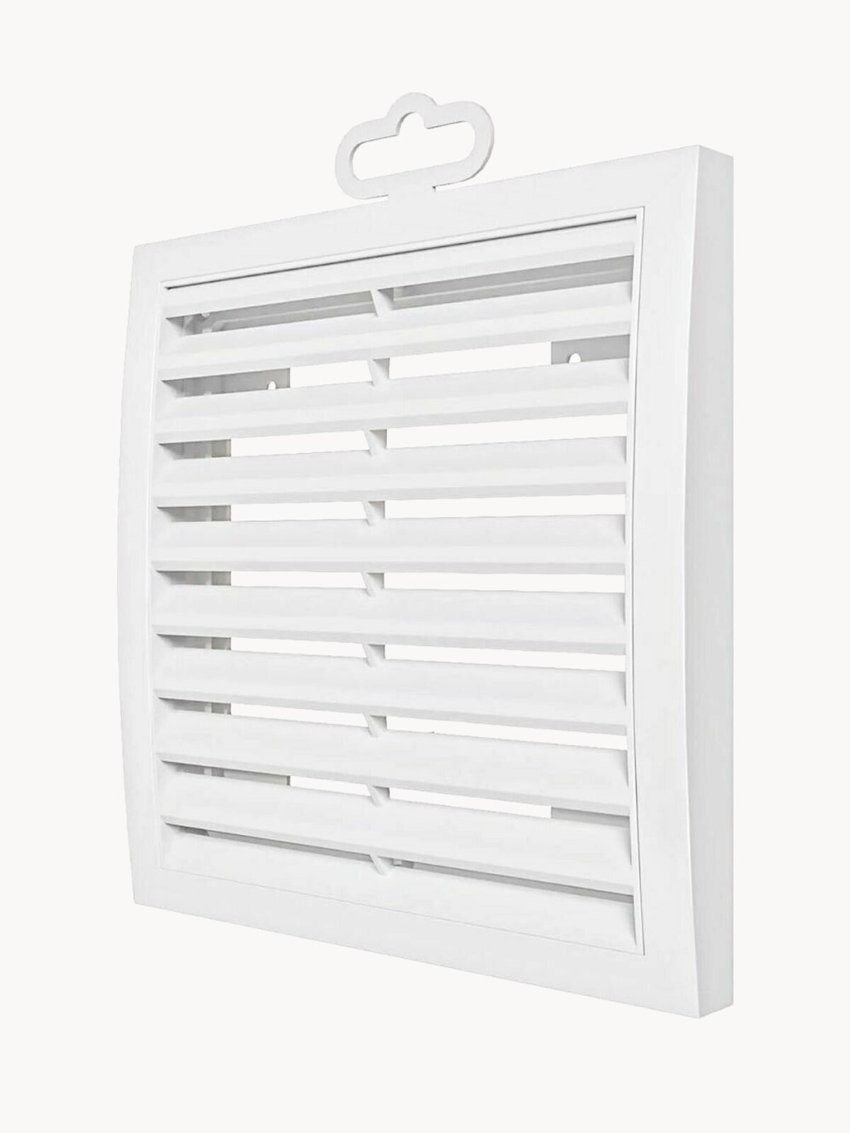 Решетка вентиляционная Era 1515РРН, 150х150 мм на кухню, в ванную, ASA-пластик, белый