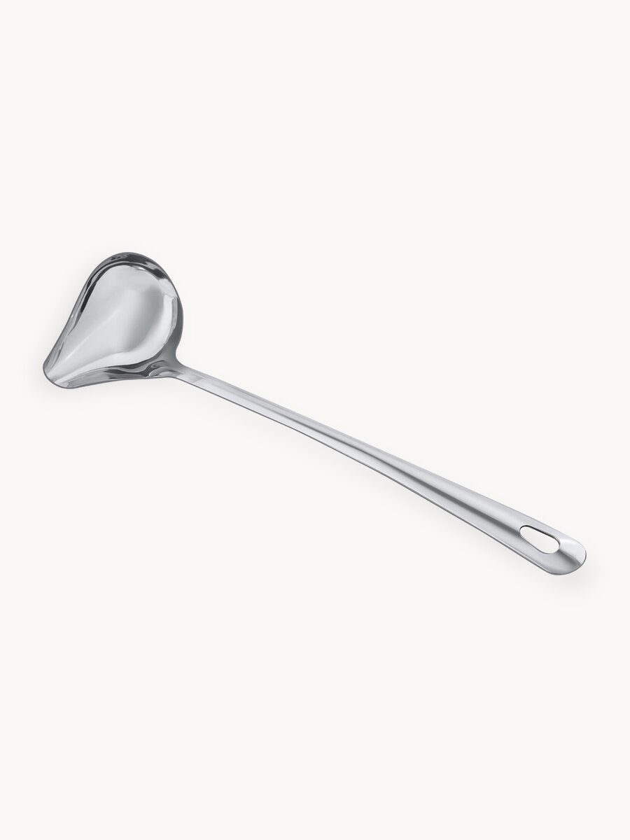 Половник с носиком малый для киселя и компота из нержавеющей стали / ложка для соуса, 50 мл / половник соусник