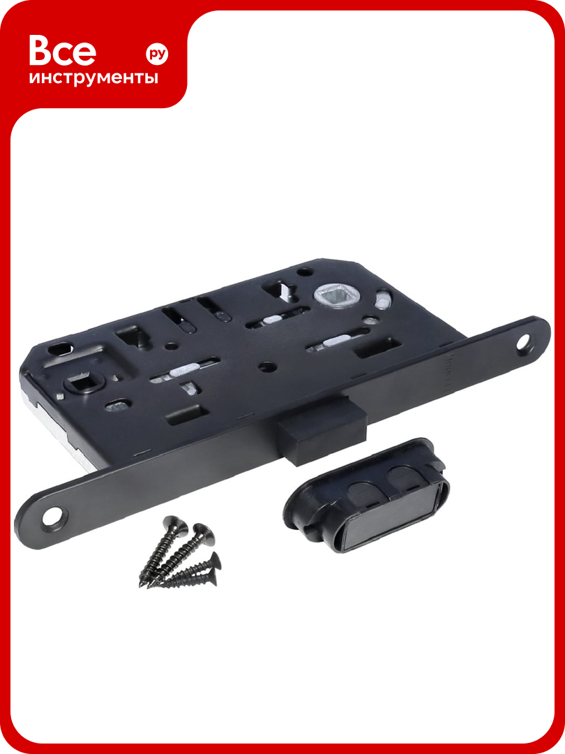 Магнитная сантехническая защелка MORELLI цвет-черный M1895 BL 9011803