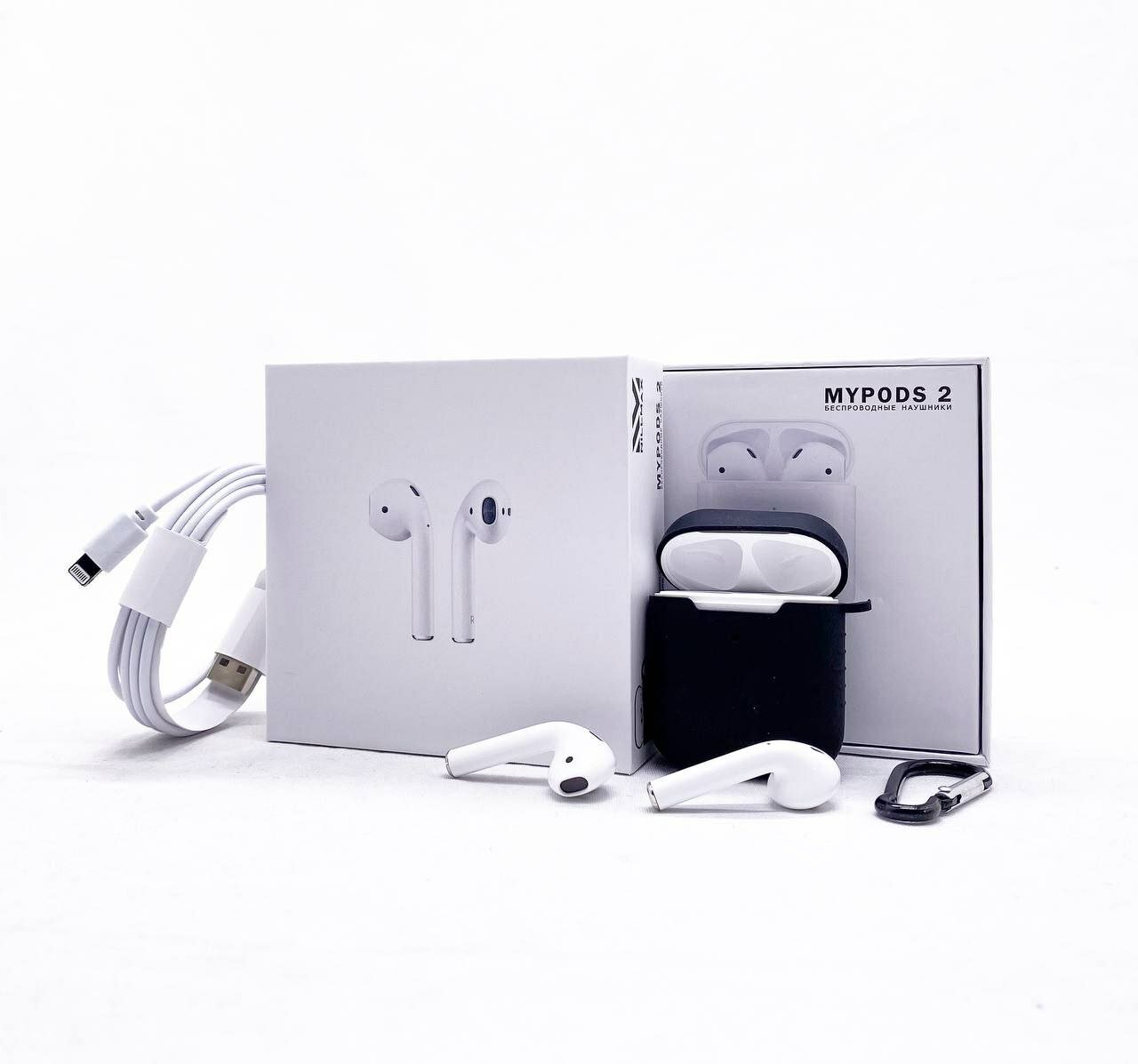 Беспроводные наушники Nillmax "Mypods" 2, Bluetooth 5.0, 3 часа работы