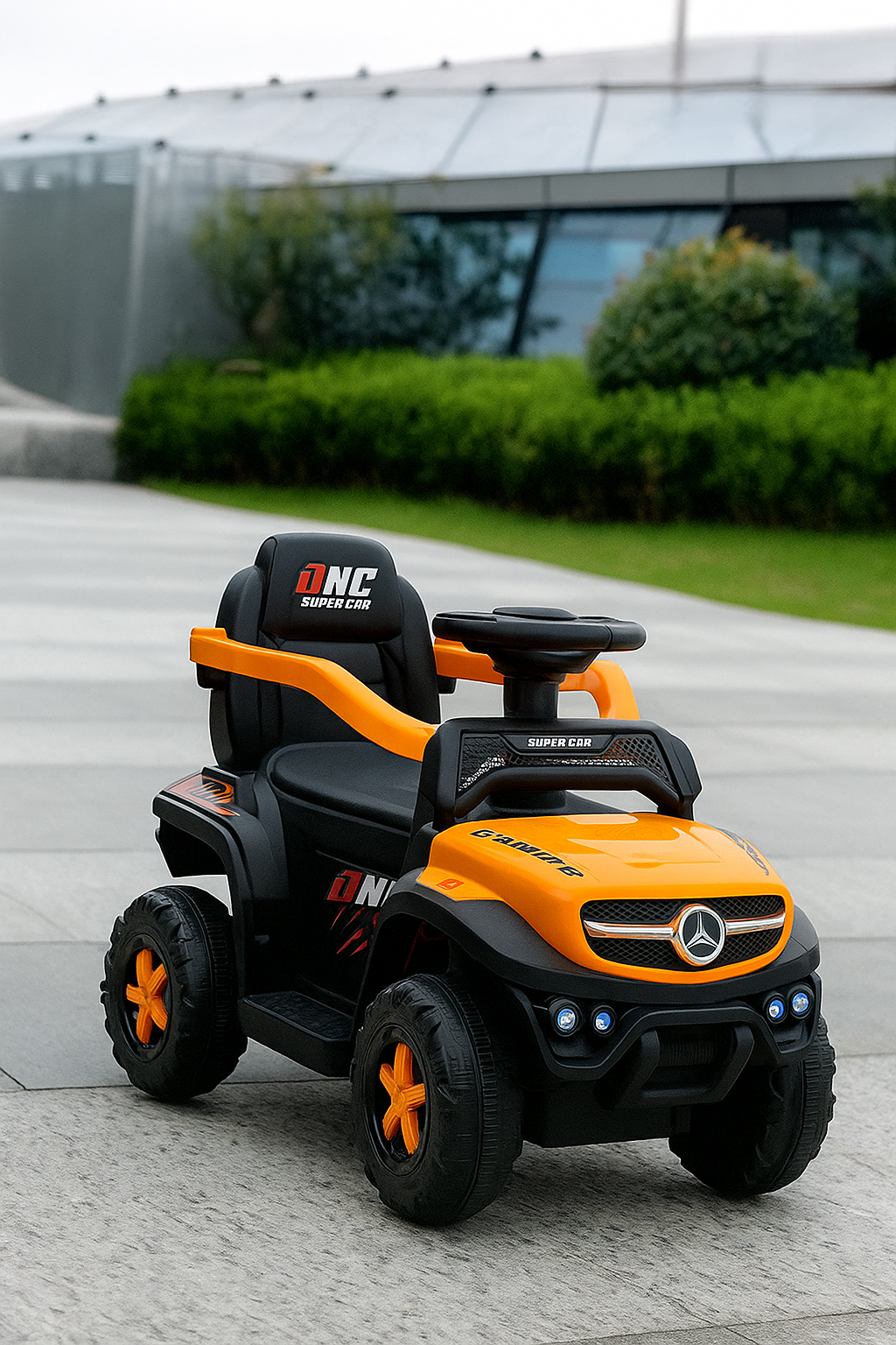 Электромобиль для детей на аккумуляторе, ручное управление, Толокар