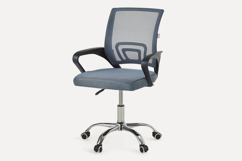 Изображение товара Кресло рабочее DREAM, 58х85х56, цвет серый, хром, чёрный