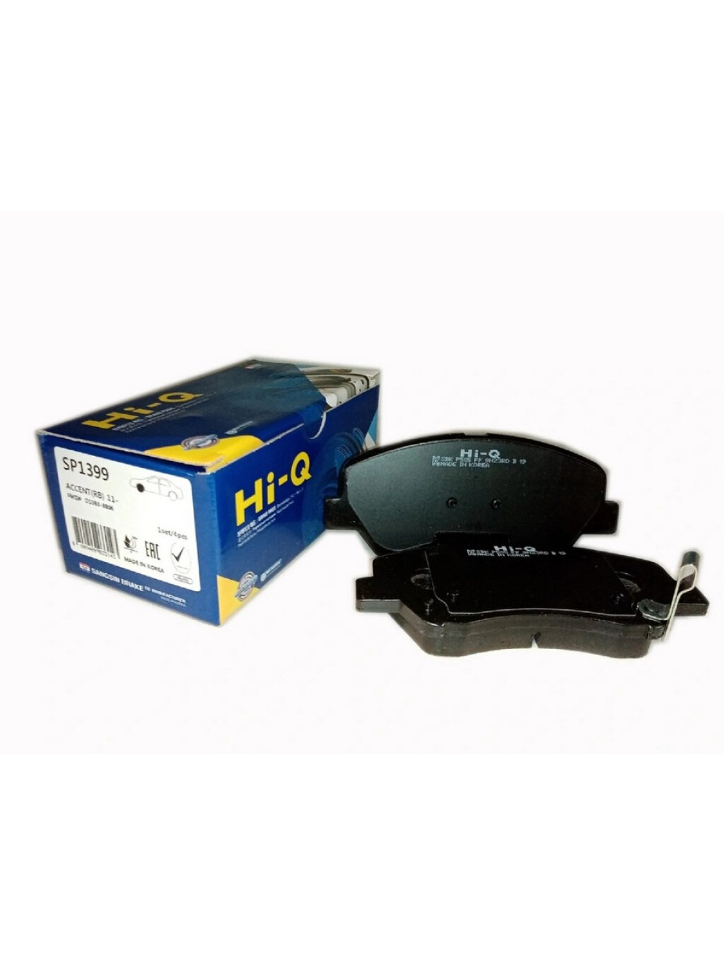 Колодки тормозные передние Sangsin Hi-Q SP1399