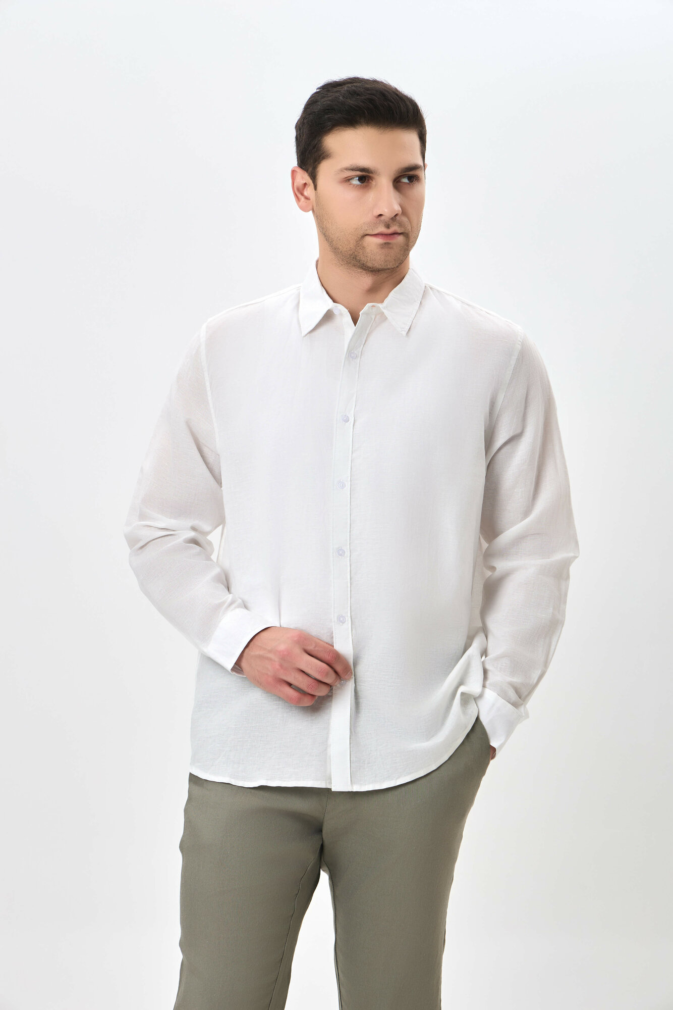 Рубашка TERRA PRO, размер 2XL, white